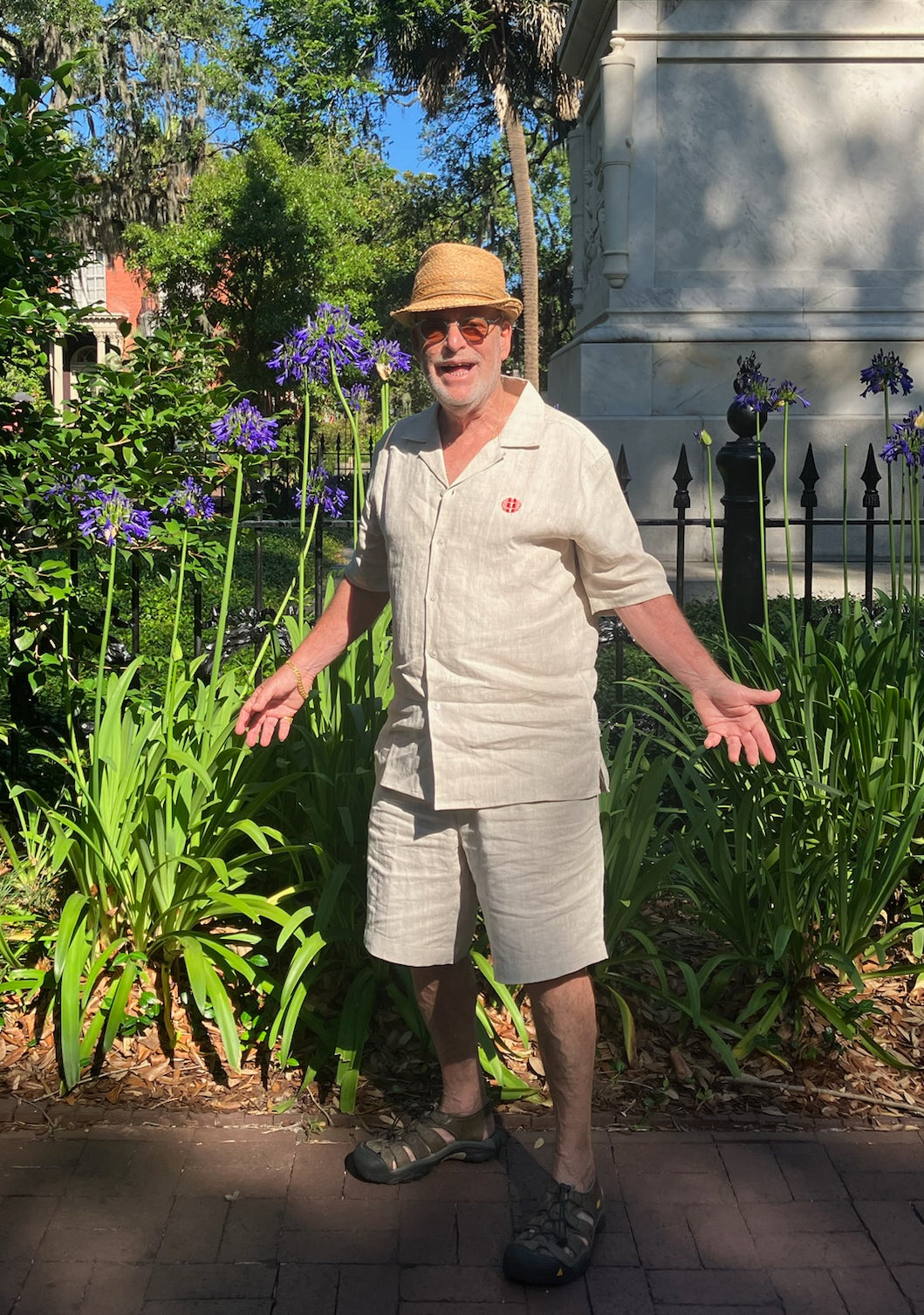 茶 x 幸福-迈克尔的营地衬衫