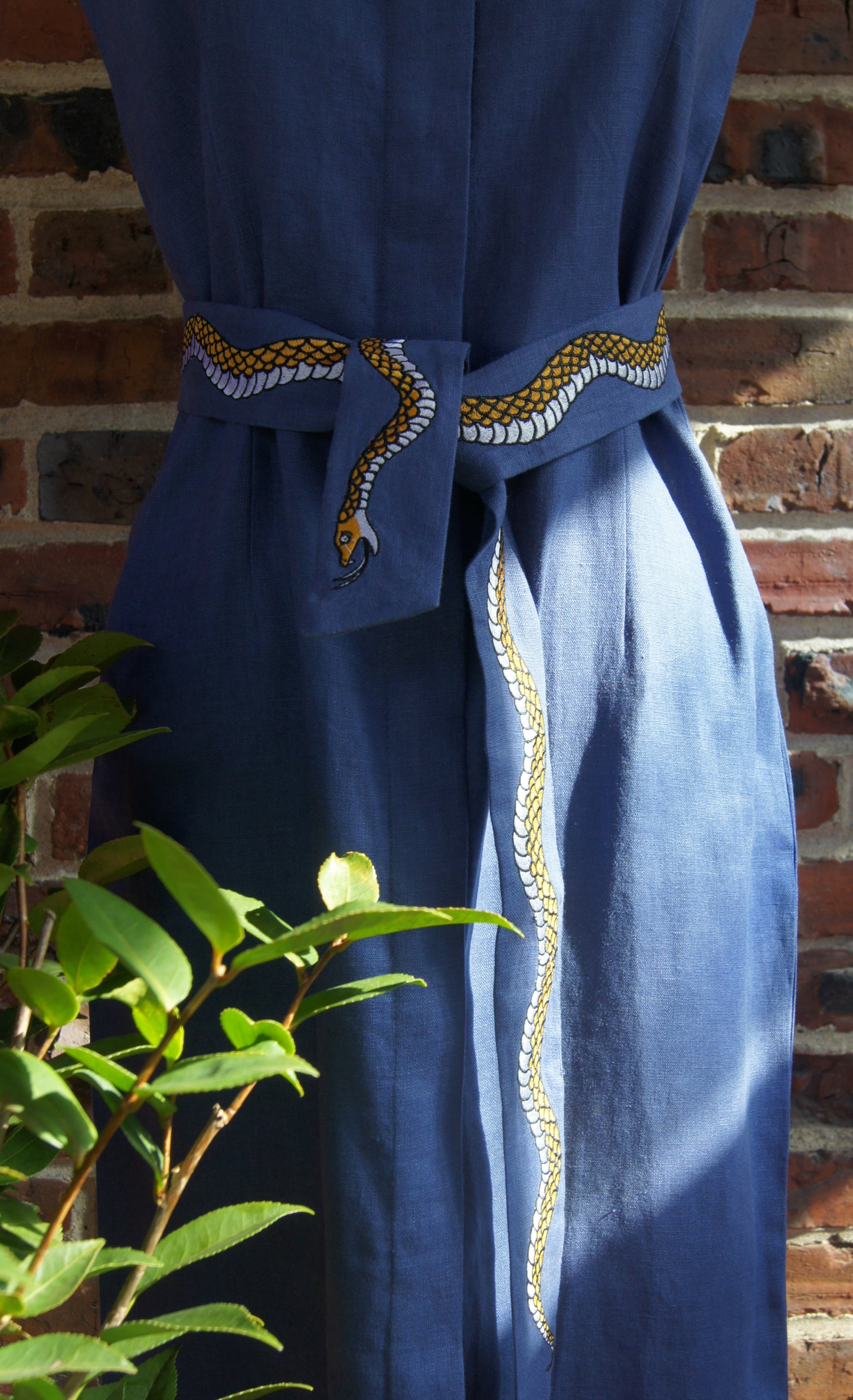 Two-Sided Mamba-Lotus’ Buttonfront Dress