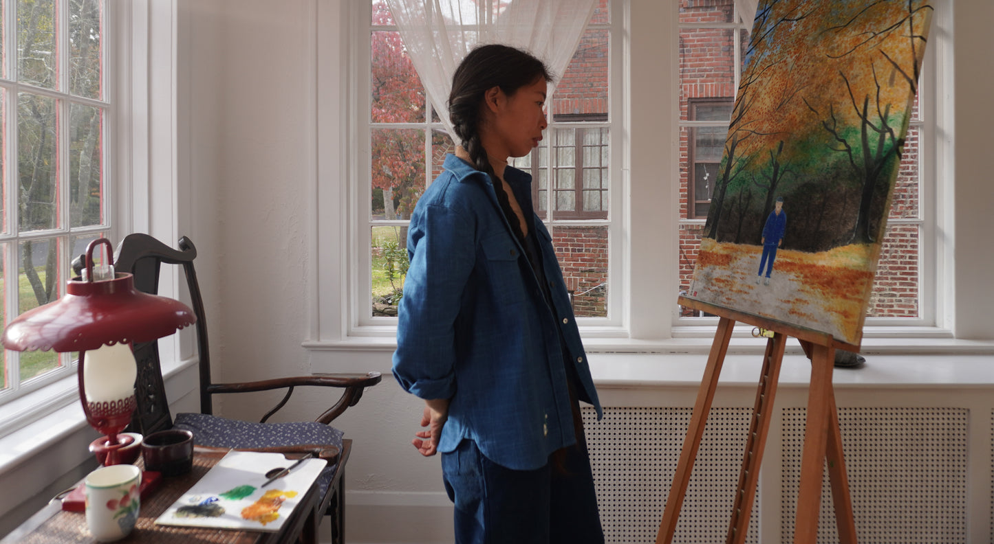 Plum Blossom-Lotus’ CPO Shirt