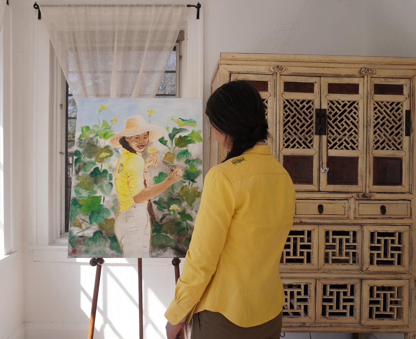 Leap-Lotus’ Gardenia-Dyed Shirt