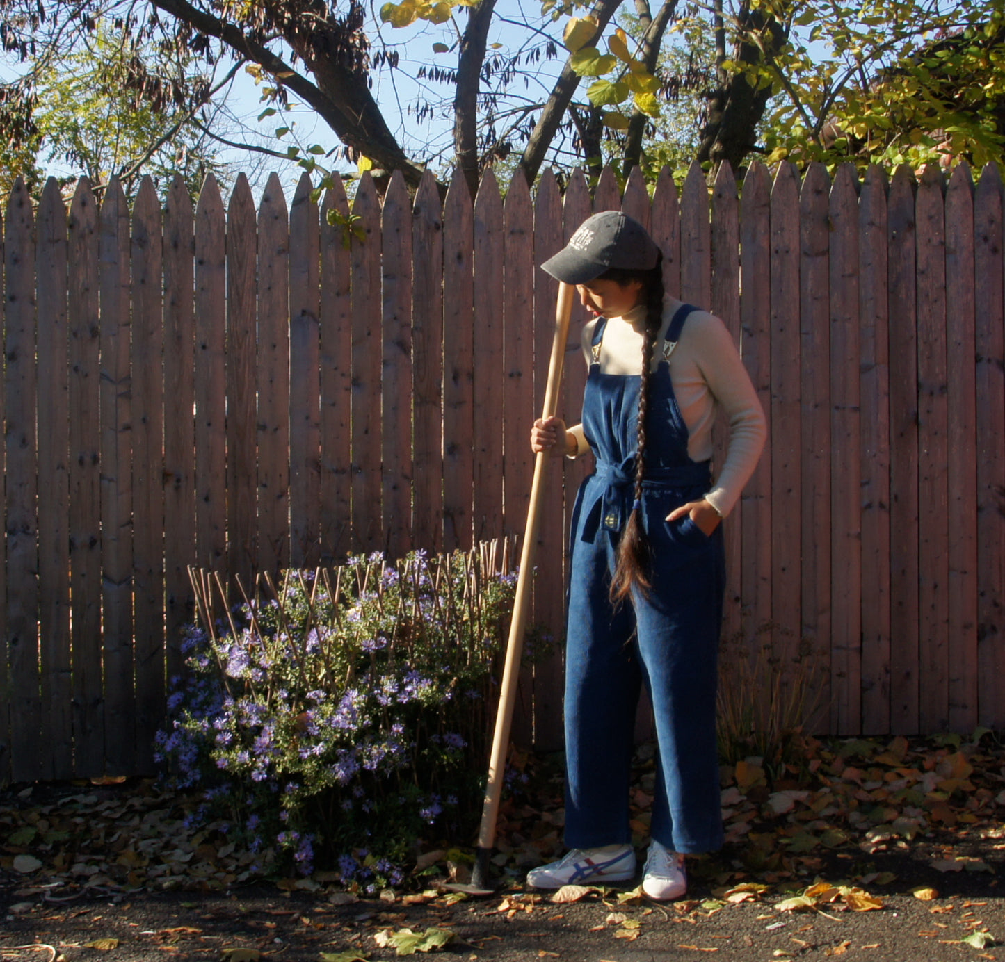 Plush x Happiness-Lotus' Corduroy Overall