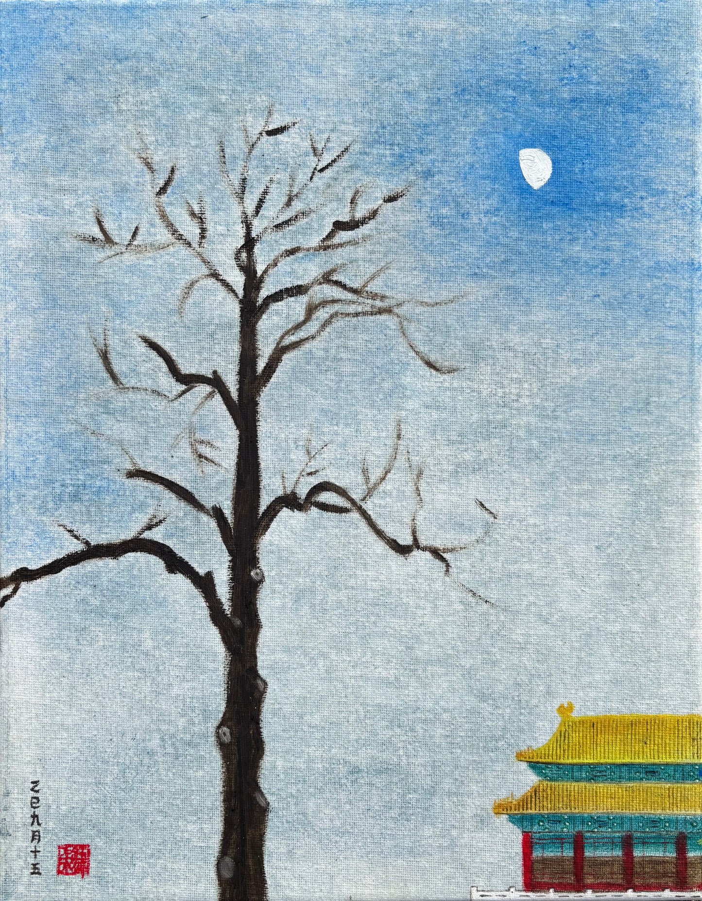 Moonrise, the Forbidden City