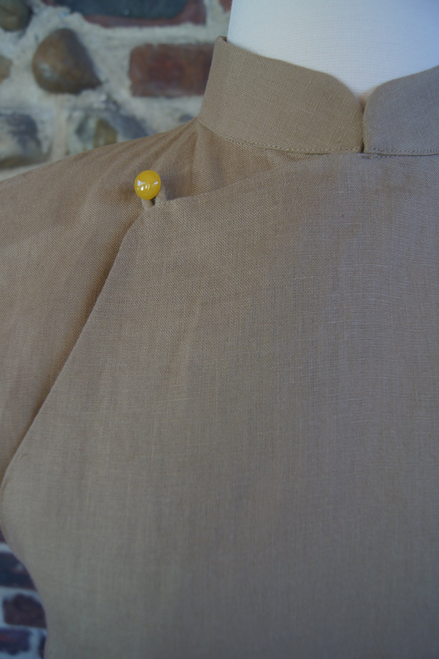 Vestido Qipao amarillo de Yao-Lotus
