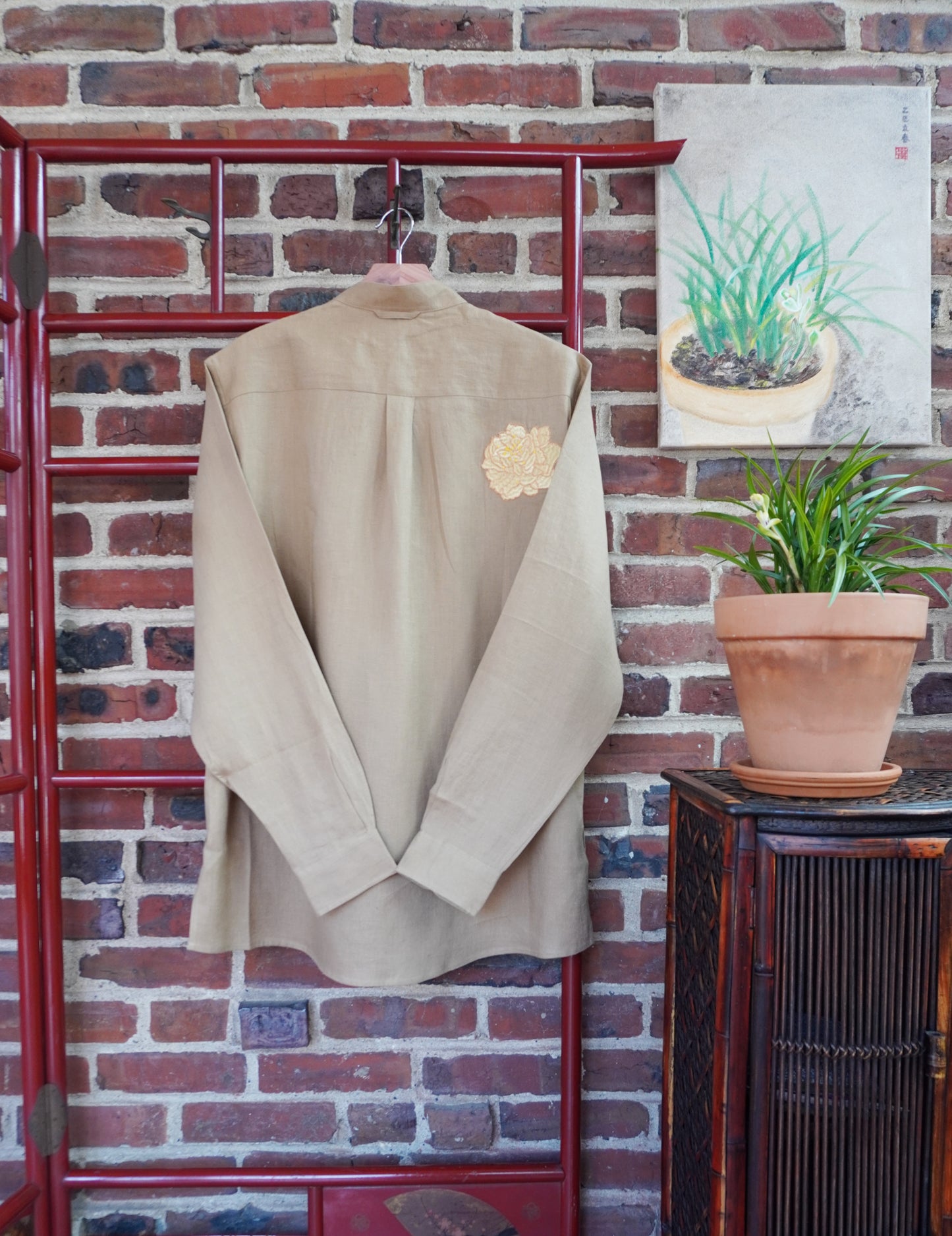 黄色 Yao-Michael 亨利衫