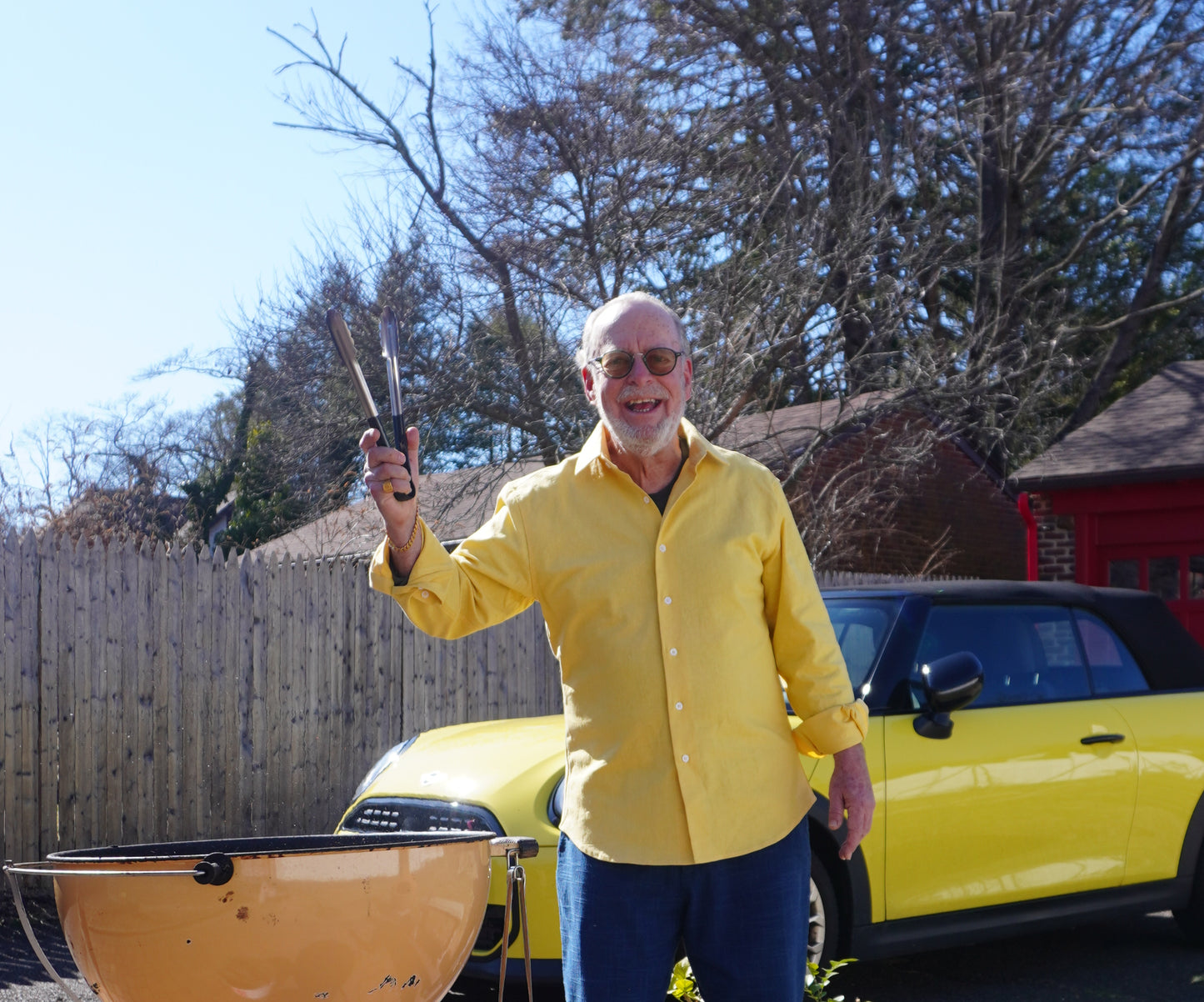 Leap-Michael’s Gardenia-Dyed Shirt