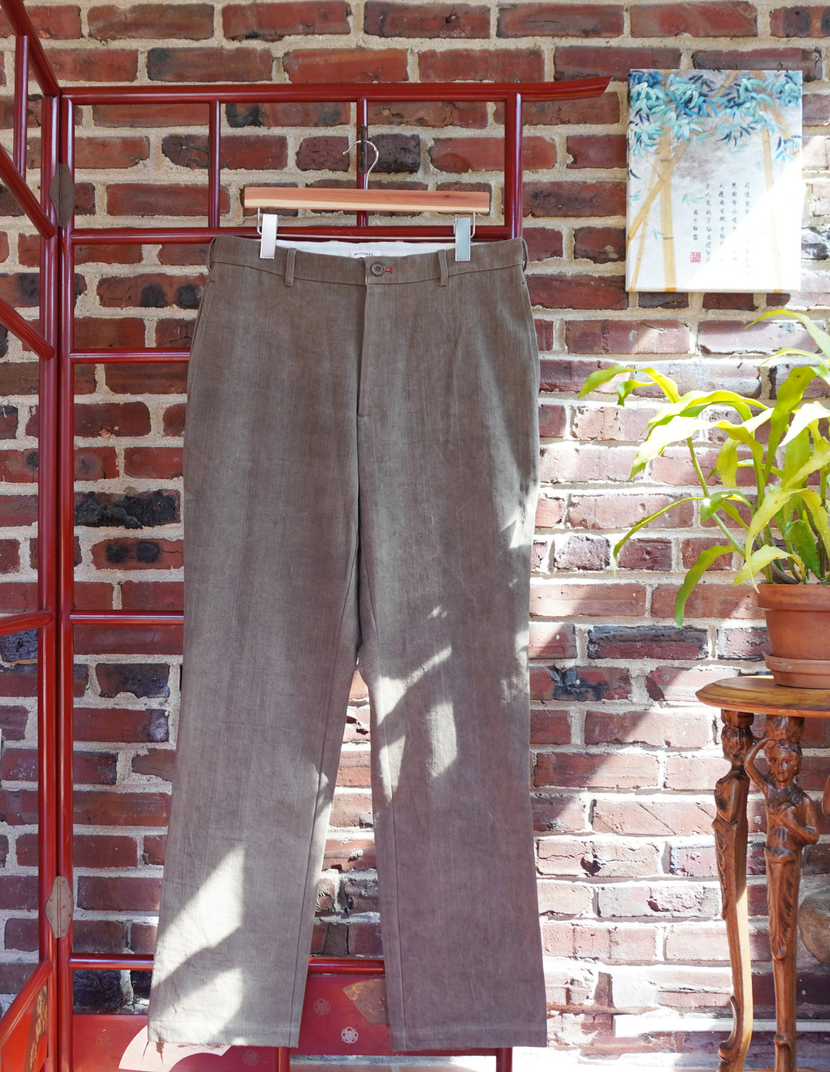 Tater-Michael's Man-Tailored Potato-dyed Pants