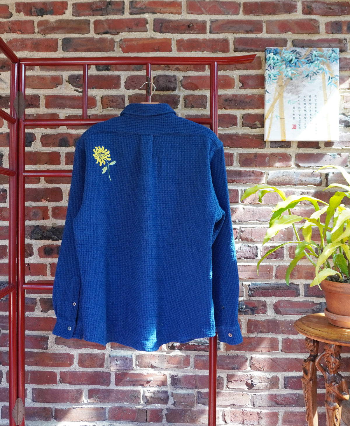 Slubbie-Michael's Indigo Plant-dyed Thermal Shirt