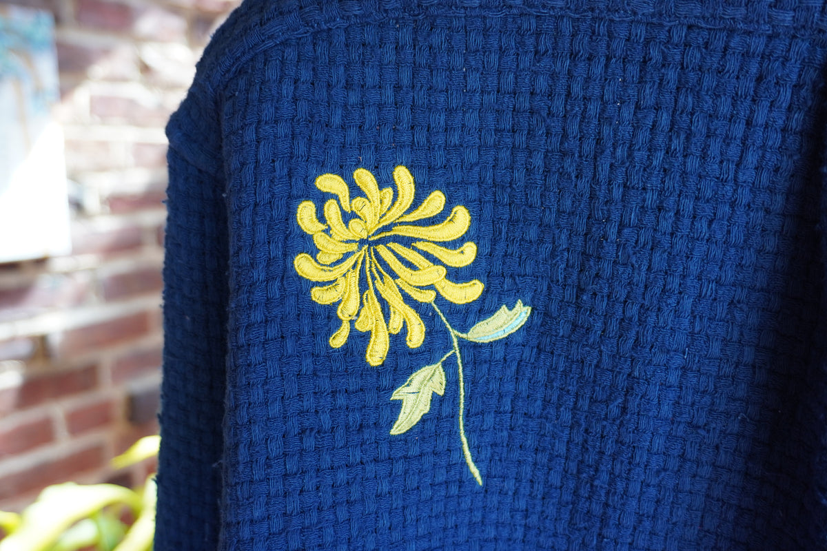 Slubbie-Michael's Indigo Plant-dyed Thermal Shirt