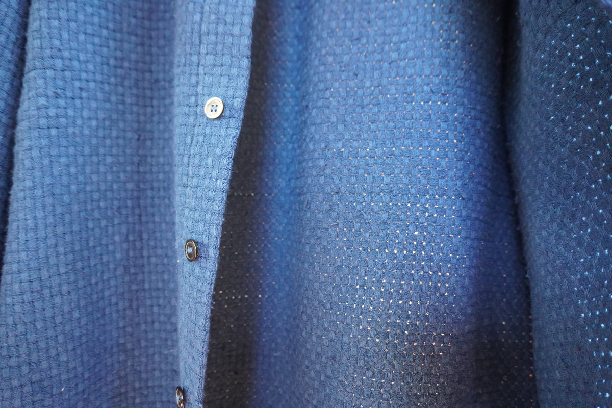 Slubbie-Michael's Indigo Plant-dyed Thermal Shirt