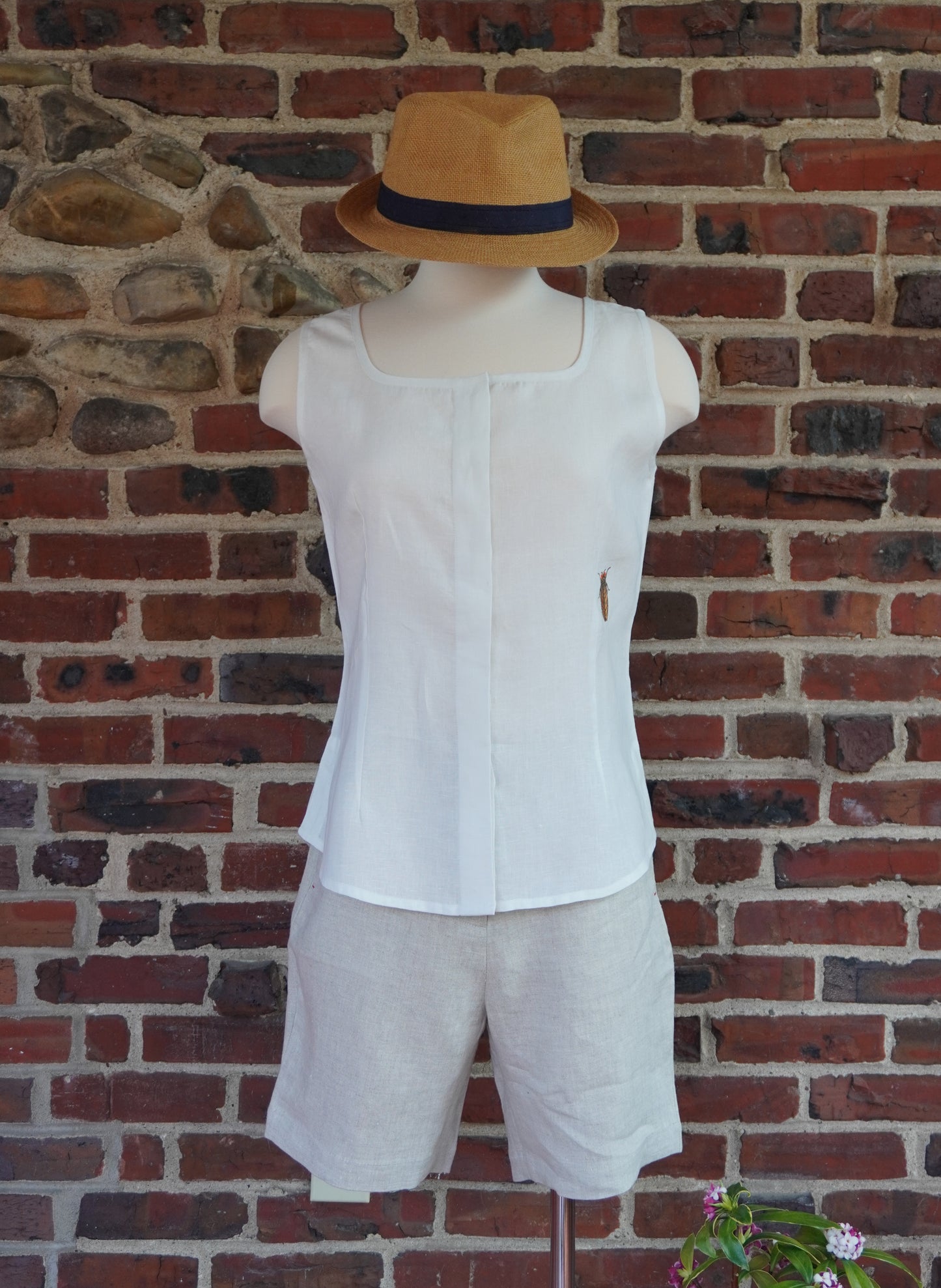 Sing For Summer- Lotus’ Square Collar Top