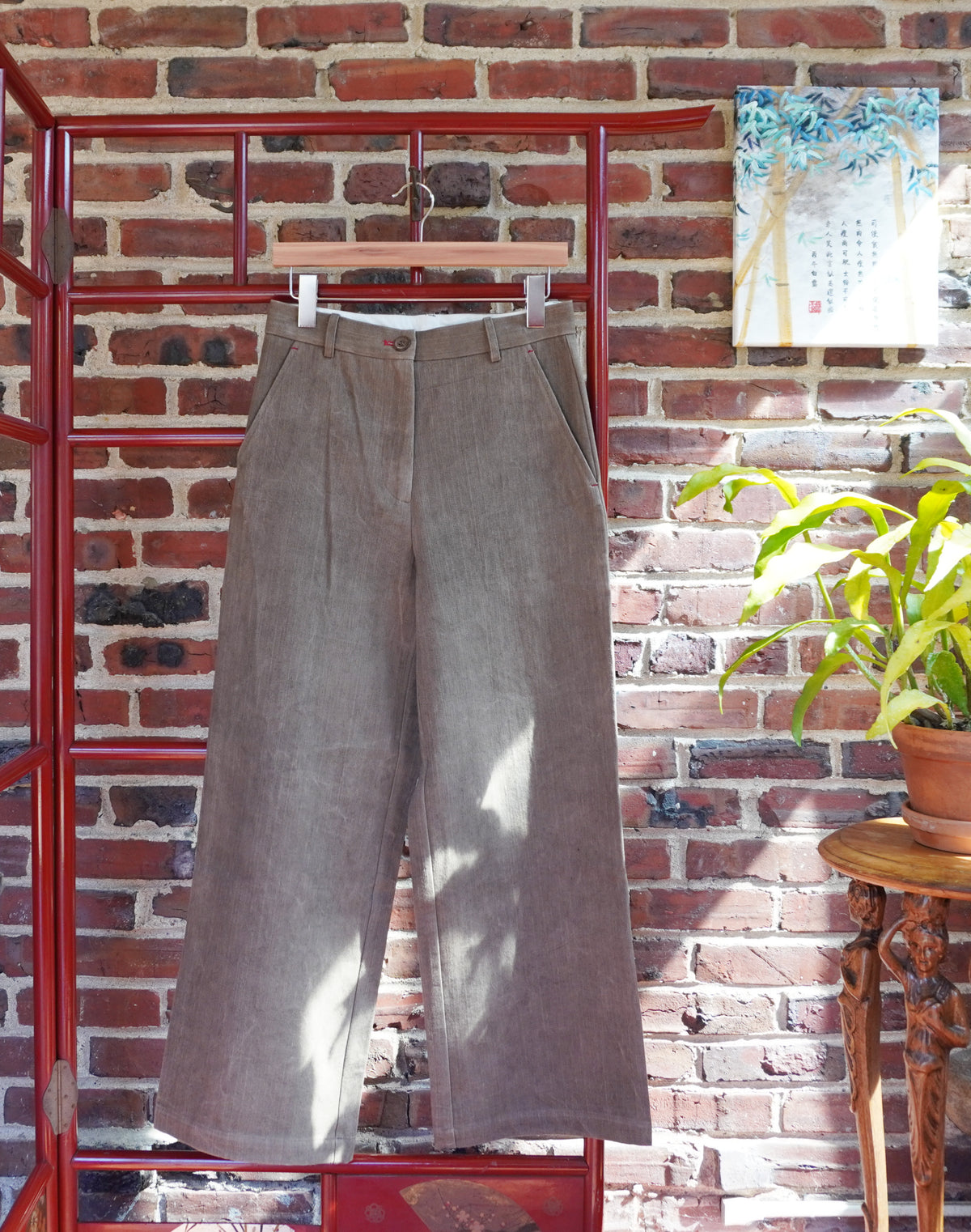 Tater-Lotus' Man-Tailored Potato-dyed Pants