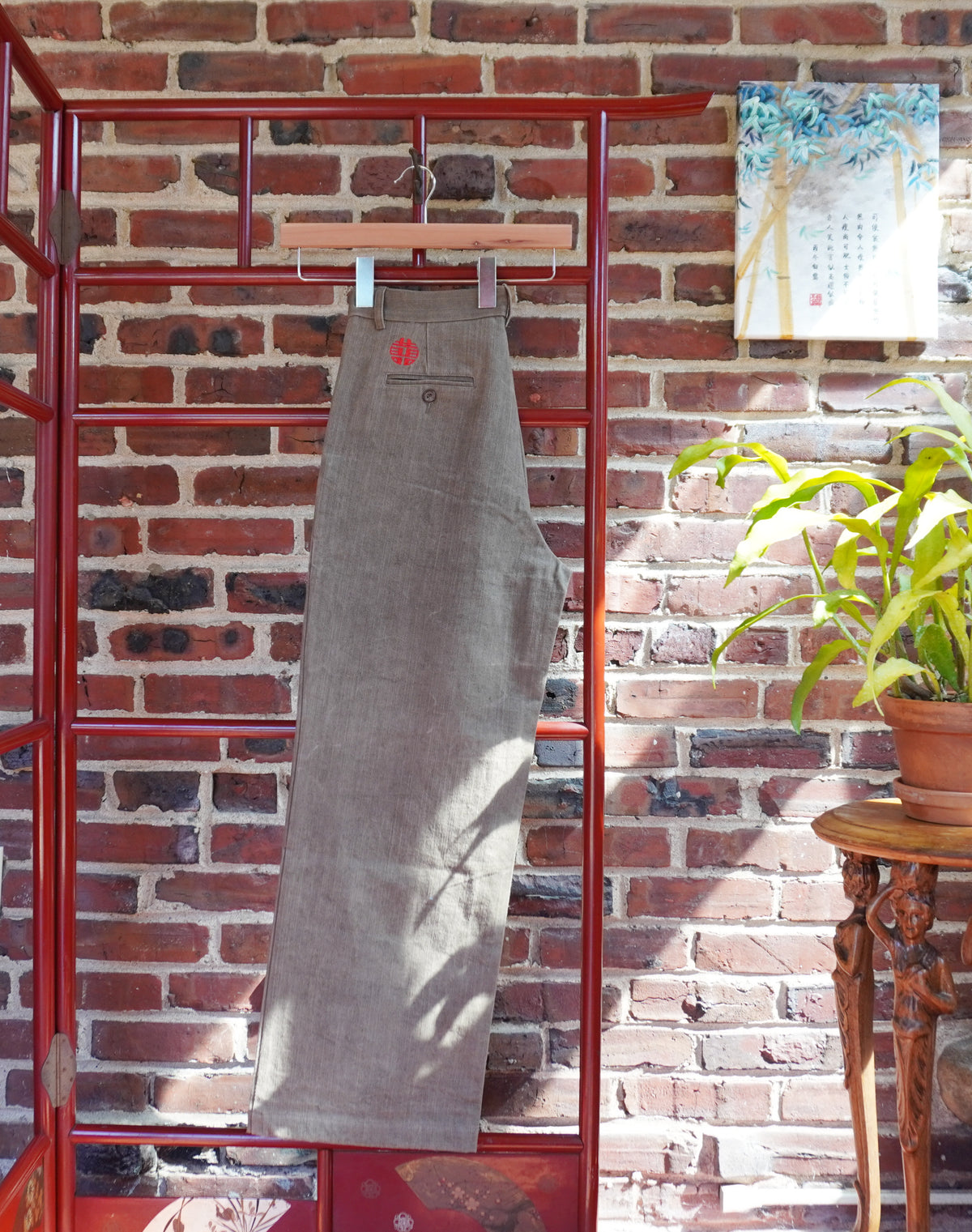 Tater-Lotus' Man-Tailored Potato-dyed Pants