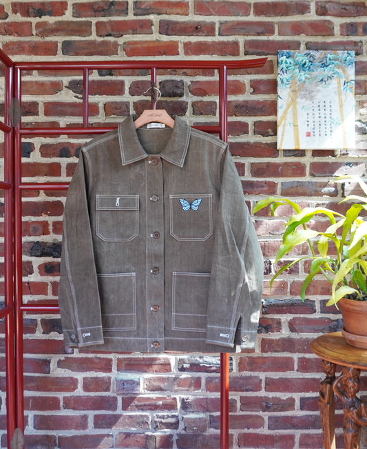 Papillon-Lotus' Potato-dyed Jacket