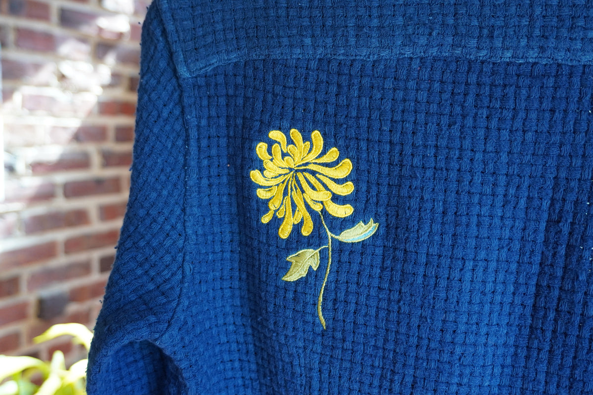Slubbie-Lotus' Indigo Plant-dyed Thermal Shirt