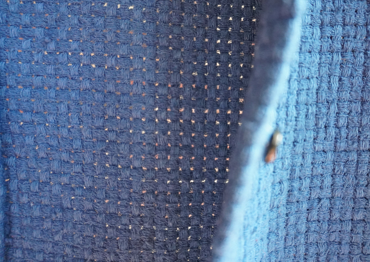 Slubbie-Lotus' Indigo Plant-dyed Thermal Shirt